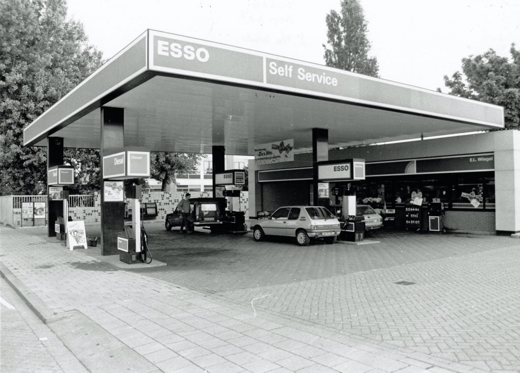 Benzinestation in Woerden