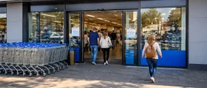 Ingang van de Action winkel in Woerden